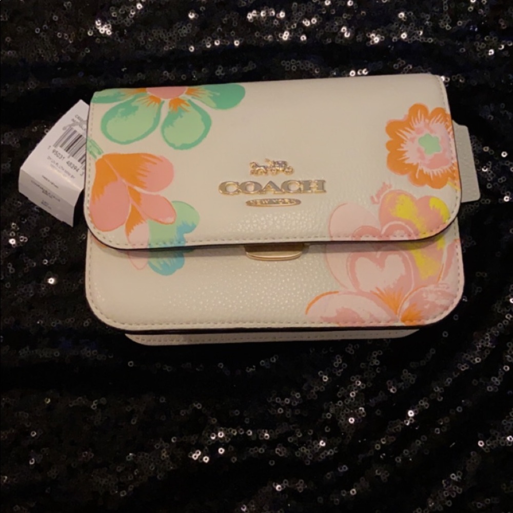🌺🌸COACH mini handbag floral